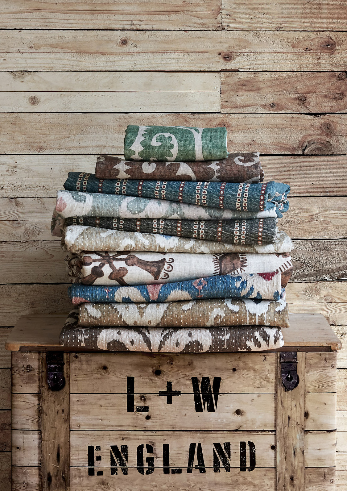 travel trunk collection folded fabric lewis and wood