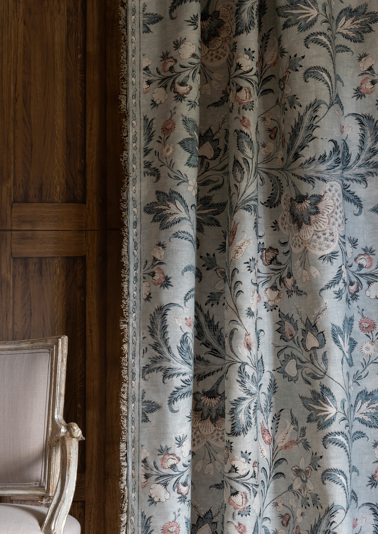lewis and wood coromandel linen curtain