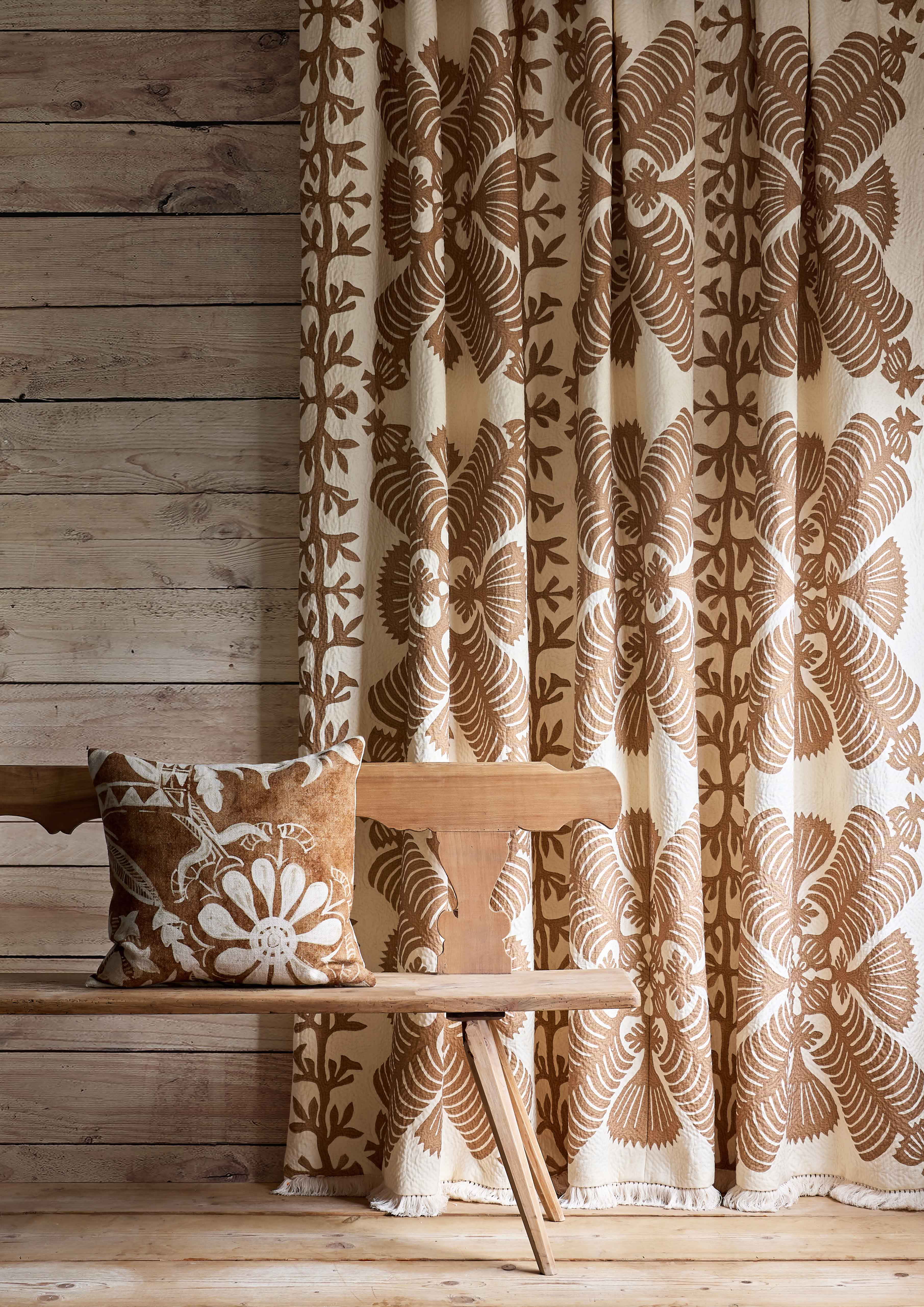 quilt inspired curtain lewis and wood